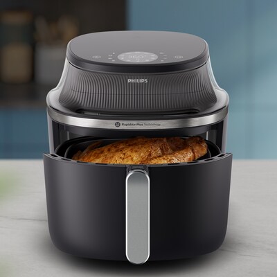 Philips 3000 7.6 Qt. Air fryer with Window, Black (NA34100)