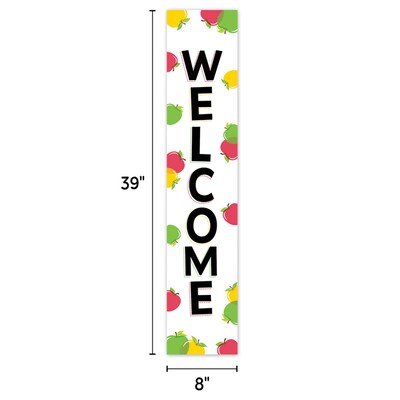 Creative Teaching Press Apple Time Welcome 2-Sided Banner, 2/Pack (CTP11024-2)