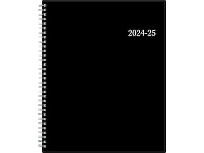 2024-2025 Blue Sky Enterprise 8.5 x 11 Academic Weekly & Monthly Planner, Plastic Cover, Black (13