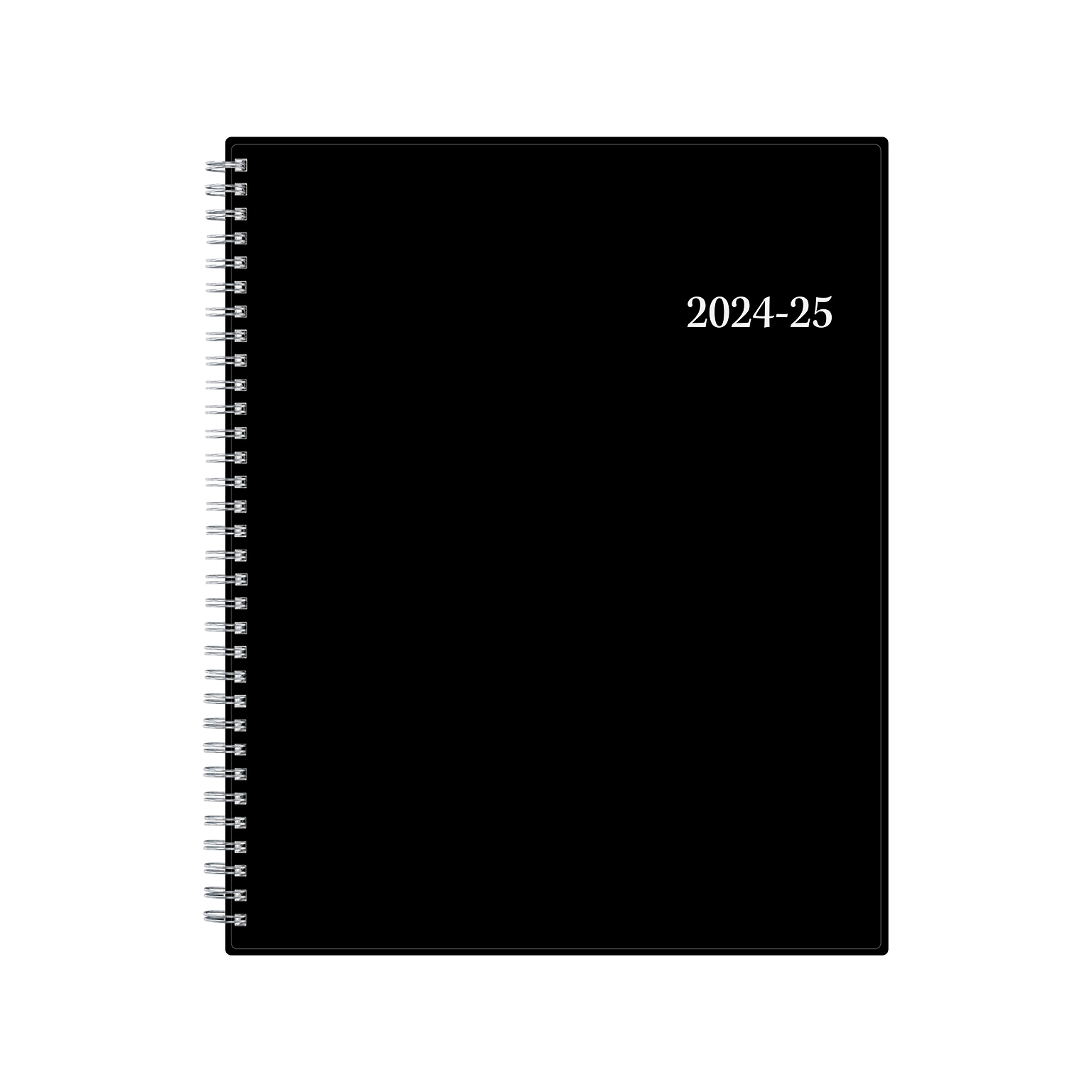 2024-2025 Blue Sky Enterprise 8.5 x 11 Academic Weekly & Monthly Planner, Plastic Cover, Black (130609-A25)
