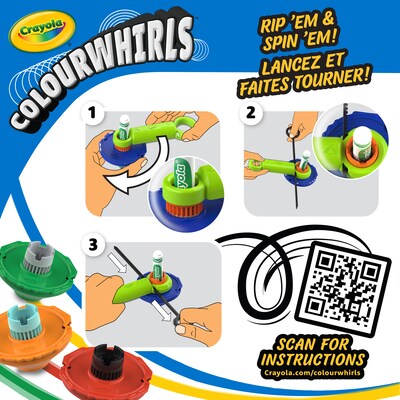 Crayola Colourwhirls, 3 Pieces/Pack (74-7647)