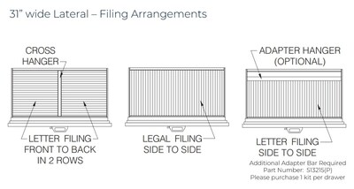 Quill Brand® 31" 4-Drawer Fire Resistant Lateral File Cabinet with Lock, Letter/Legal, Black (Q431LATBK)