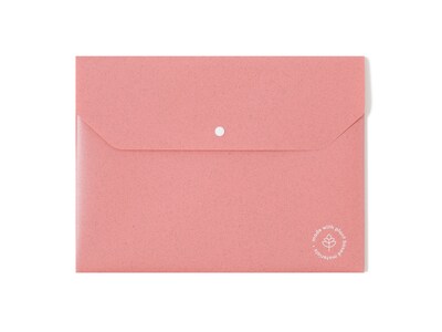 U Brands U-Eco Plastic Document Holders, Letter Size, Assorted Colors, 10/Pack (6601U01-12)