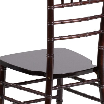 Flash Furniture HERCULES Series Wood Chiavari Chair, Walnut, 2 Pack (2XSWALNUT)