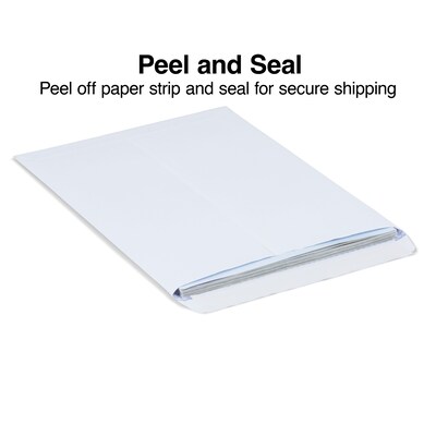 Staples Self Seal Catalog Envelopes, 10"L x 13"H, White, 100/Box (21571)