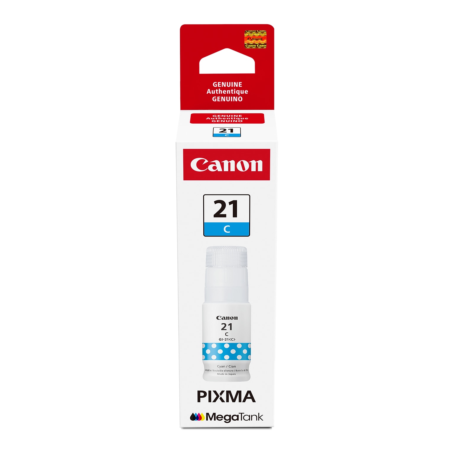 Canon GI-21 Cyan Standard Yield Ink Bottle (CNM4537C001)
