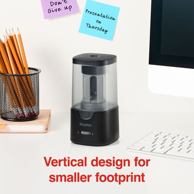 Staples Classroom Electric Pencil Sharpener, Black (ST62629)