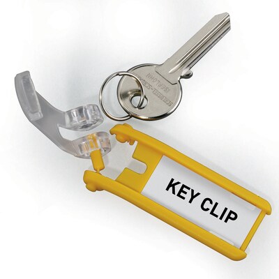 Durable Key Tags 6 Pack, Dark Blue