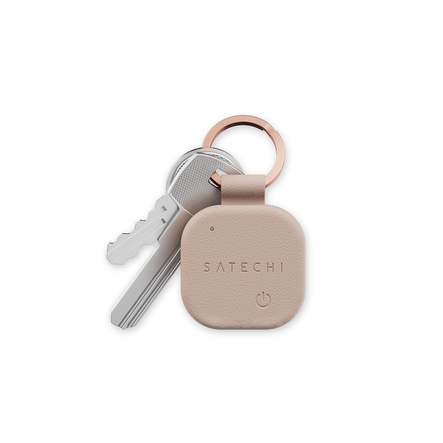 Satechi Vegan-leather Findall Keychain, Desert Rose (ST-LKCFR)