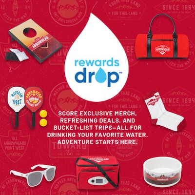 Arrowhead Mango Dragon Fruit Flavored Sparkling Spring Water, 12 oz., 24 Cans/Carton (19990766)