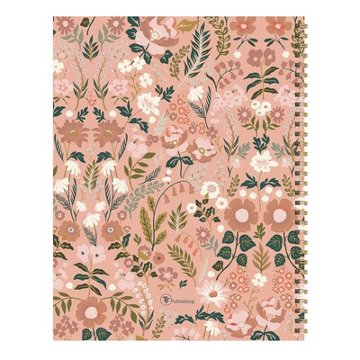 2026-2027 TF Publishing Blooming Pink 9" x 11" Academic Weekly & Monthly Planner, Paperboard Cover (AY27-9714)