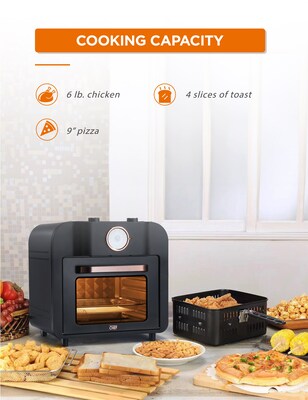 Commercial Chef 16 L. Multi-Oven, Black (CHMO17B)