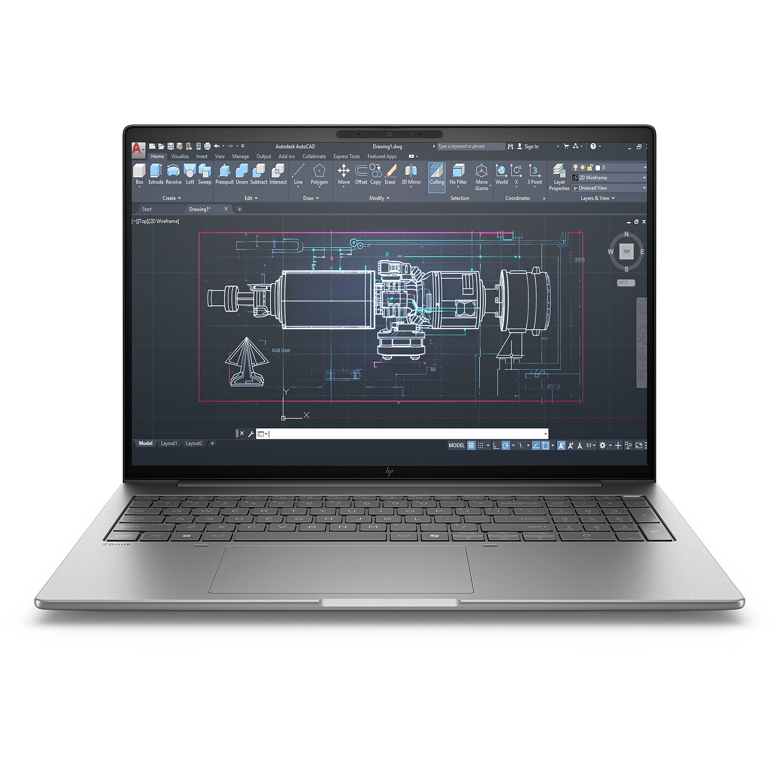 HP ZBook 8 G1i 16 Laptop, Intel Core Ultra 7-255H, 16GB RAM, 512GB SSD, NVIDIA RTX 500 Ada, Windows 11 Pro (D06HLAT#ABA)