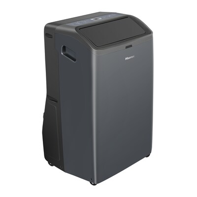 Hisense 115 Volt 10000 (BTU DOE) Portable Air Conditioner, Remote Control Included, WiFi  Enabled, Grey (RP10TWD)