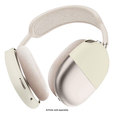 SaharaCase Liquid Silicone Cover Case for AirPods Max, Beige (HP00180)