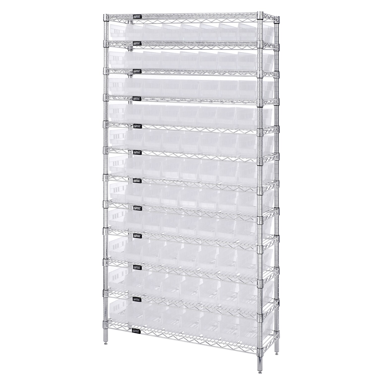 Quantum Storage Systems Metal Stand Alone Shelving System, 74 x 36 x 24 (WR12-105CL)