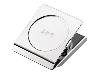ACCO Magnetic Clip, Large, Silver Chrome (A7072133)