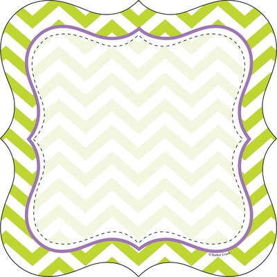 Barker Creek Beautiful Chevron Double-Sided Accents, 36/Pack (LL2202)