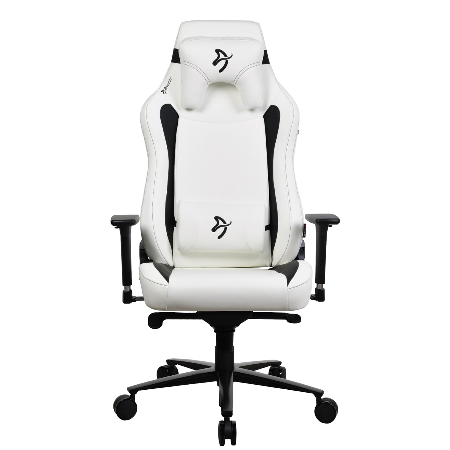Arozzi Vernazza XL SoftPU Faux Leather Ergonomic Racing Gaming Chair, White (VERNAZZA-XL-SPU-WT)