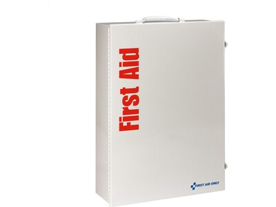 First Aid Only First Aid Cabinet, ANSI Class B, 150 People, 1462 Pieces, White (91341)