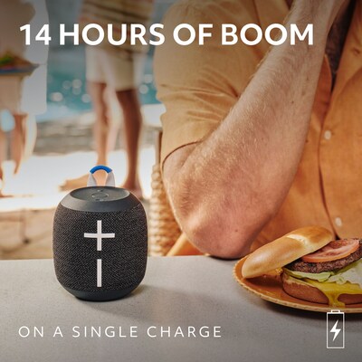 Logitech ULTIMATE EARS WONDERBOOM 4 Portable Bluetooth Speaker, Waterproof, Black (984-001876)