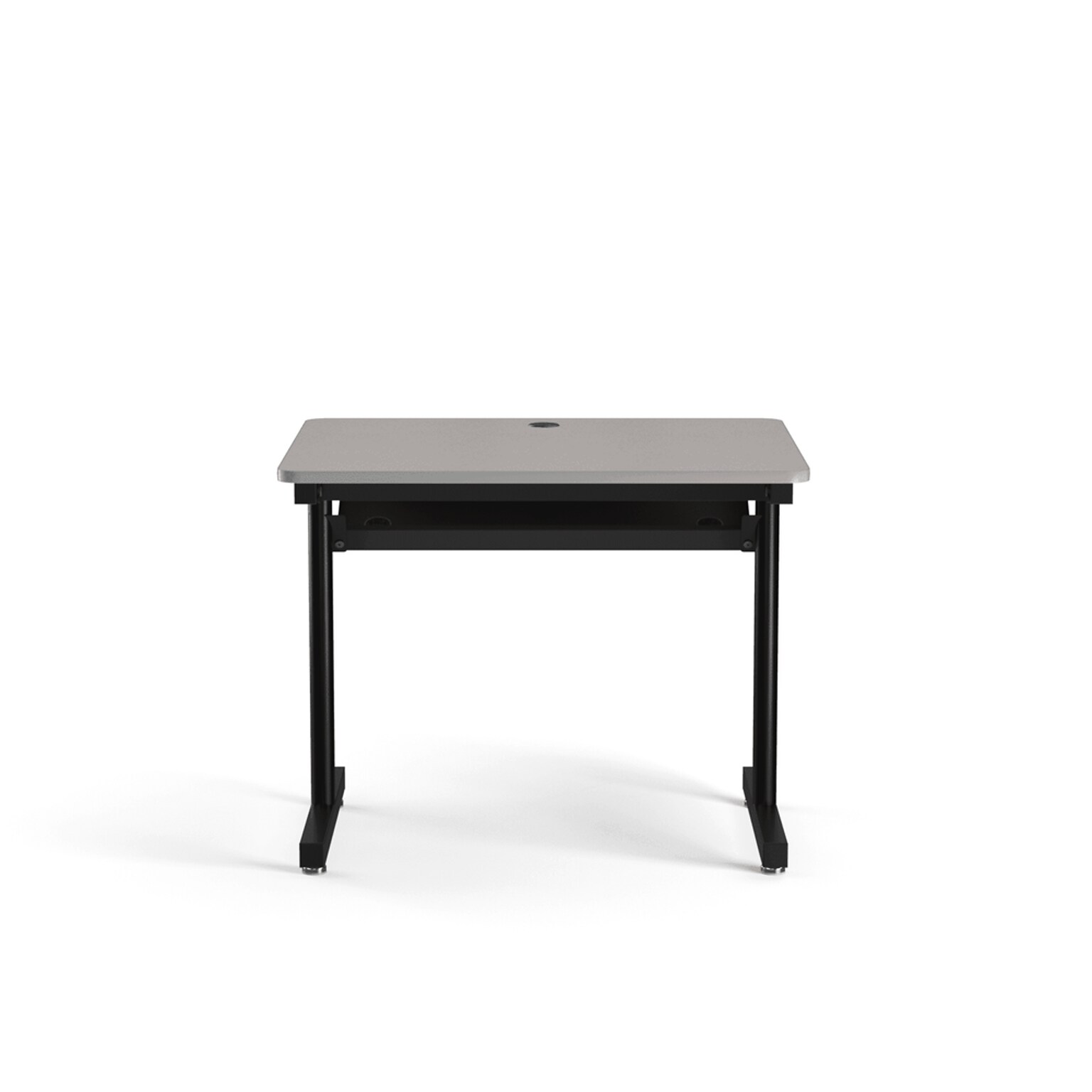 VersaDesk 36W Basic Computer Table, Grey/Black (BCT3630-BG)