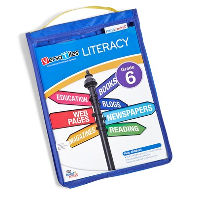 hand2mind VersaTiles Grade 6 Reading Practice Take Along Set (85872)