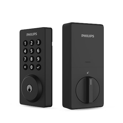 Philips Smart Wi-Fi Door Lock with Push Button Lighted Keypad and Handle Set