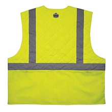 Chill-Its 6668 Hi-Vis Safety Cooling Vest, ANSI Class R2, Lime, XL (12715)  (12715)