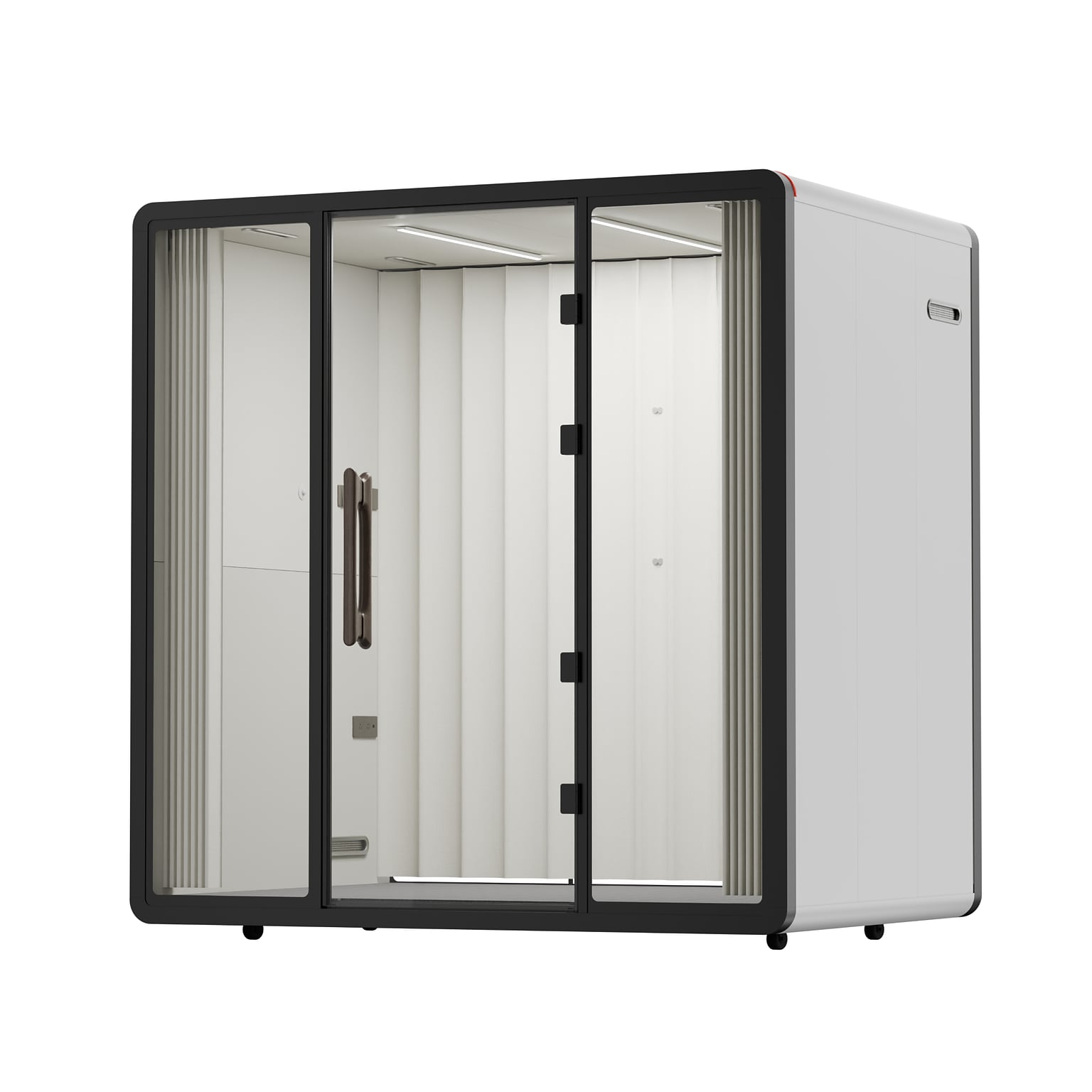 FlexiSpot NeoPod Flex Series Sound Absorbing 4-Person Privacy Booth, White (P4F-2W)