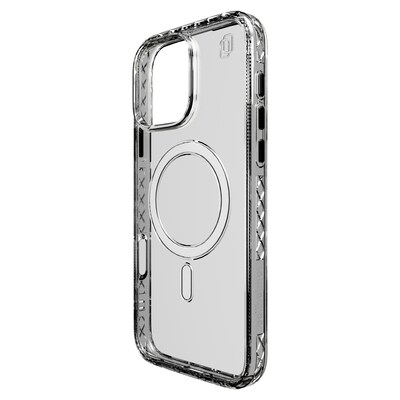 cellhelmet Magnitude Series MagSafe Phone Case for iPhone 16 Pro Max, Shock Absorbing, Crystal Clear (CM-107-CC)