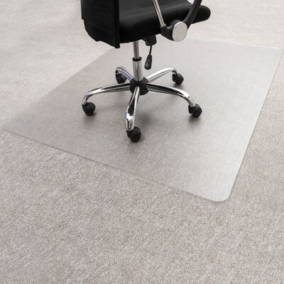 Floortex CraftTex Carpet Floor Mat, 35" x 47", Clear (CC118923ER)