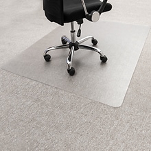 Floortex CraftTex Carpet Floor Mat, 35 x 47, Clear (CC118923ER)