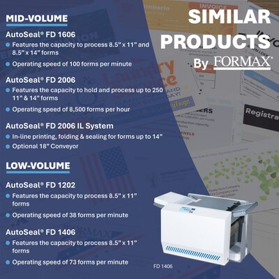 Formax FD 1506 Automatic Pressure Sealer, 200 Sheets (FD1506)