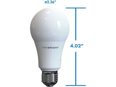 Viribright Pro 9-Watt Daylight LED General-Purpose Bulb, 96/Box (640340-96P)