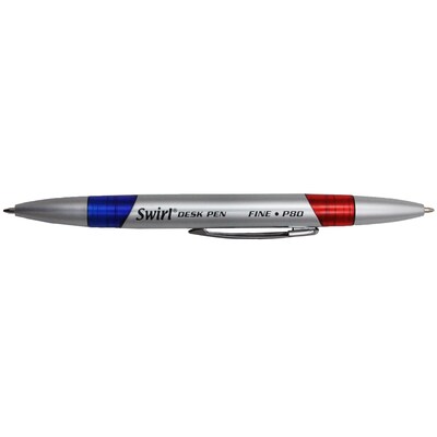 Moon Products Red/Blue Swirl Ink Pen, 12/Pack (JRMP80)