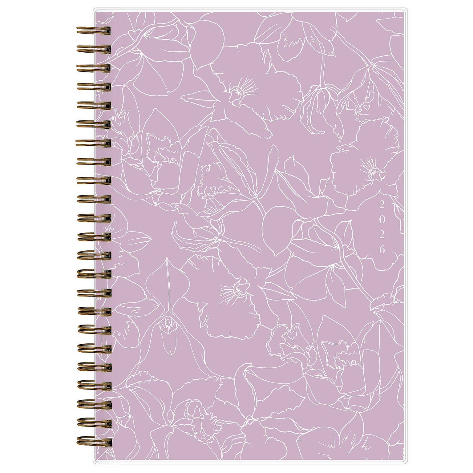 2026 Blue Sky Green Earth Freya Lilac 5 x 8 Calendar Year Weekly & Monthly Planner, Plastic Cover (153758)