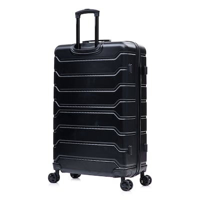 InUSA Trend 34.05" Hardside Suitcase, 4-Wheeled Spinner, TSA Checkpoint Friendly, Black (IUTRE00XL-BLK)