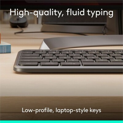 Logitech Signature Slim MK625 Wired Keyboard and Optical Mouse Combo, Graphite (920-013303)