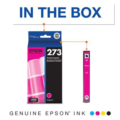 Epson T273 Magenta Standard Yield Ink Cartridge (T273320-S)