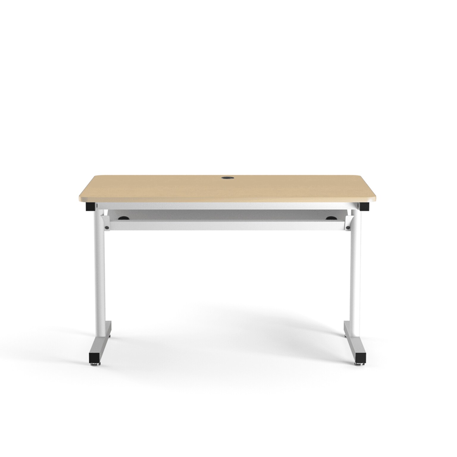 VersaDesk 48W Basic Computer Table, Maple/White (BCT4830-WM)