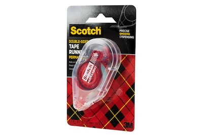 Scotch Updated 6055 Tape Runner Permanent Dispenser with 4 Packs of 6055-R Refills, Men's, Size: One Size