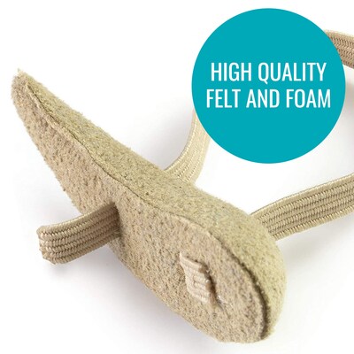 HealthSmart Steins Hammer Toe Crest Cushion and Buttress Pad, Medium, Right, 3/Pack (765-5141-0000)