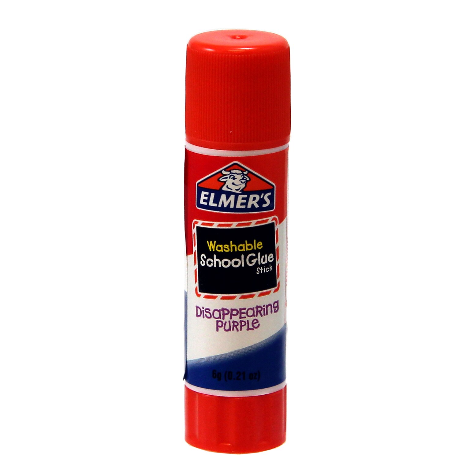 Elmers Washable Removable Glue Stick, 0.21 oz., Disappearing Purple (E514)
