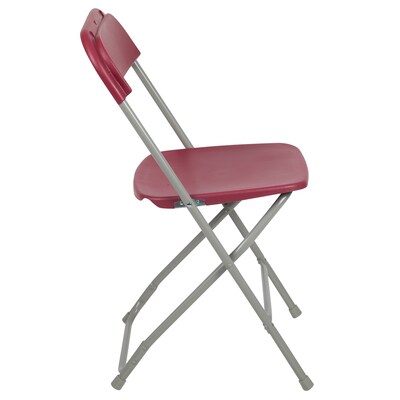 Flash Furniture Plastic Folding Chair, Red, Set of 6 (6LEL3RED)