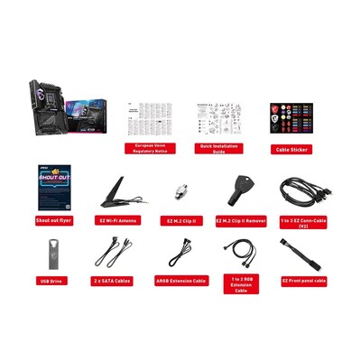 MSI MPG Z890 CARBON WIFI (Socket LGA 1851) ATX Intel Core Ultra Motherboard (Z890CARBONWIFI)