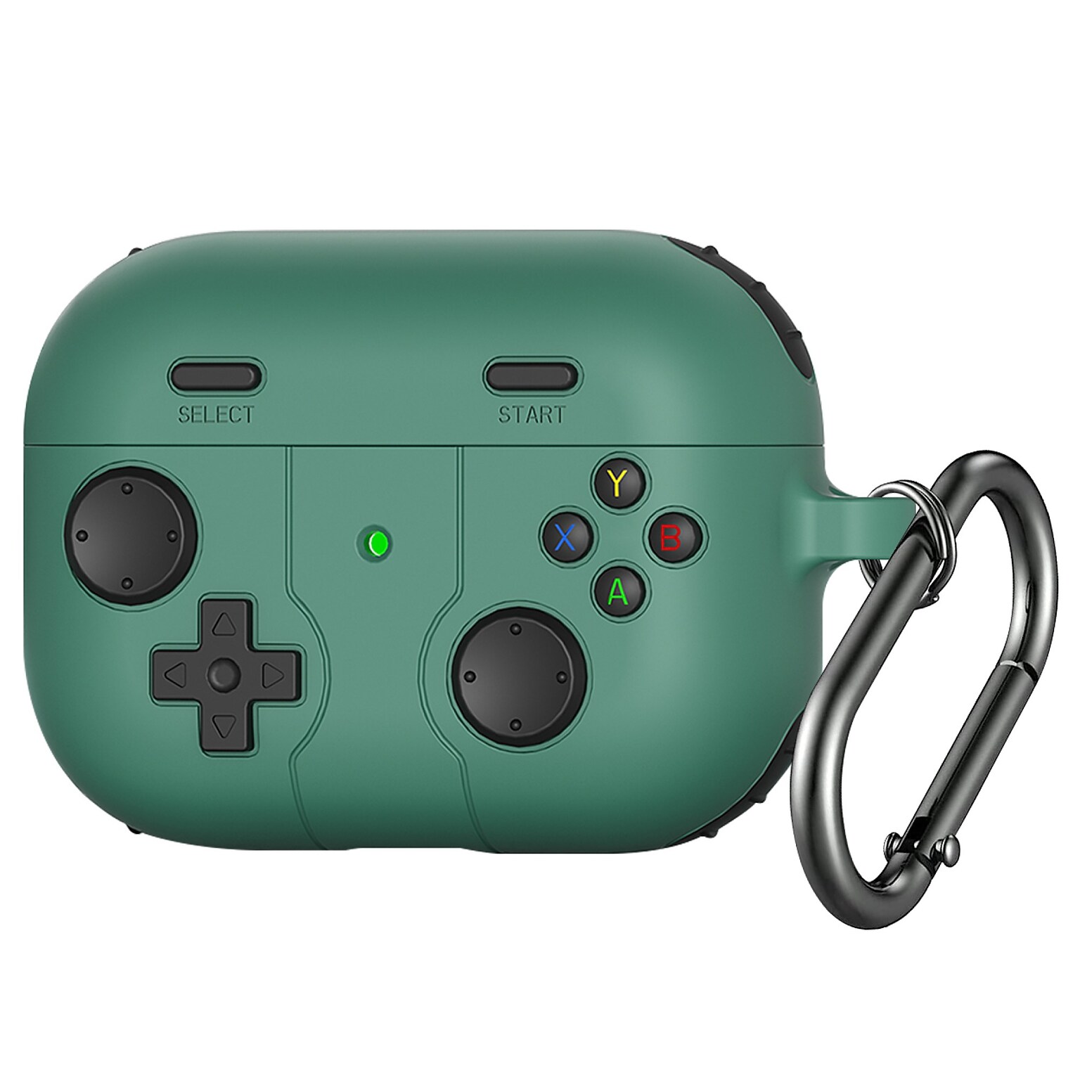 SaharaCase Inspire Series Silicone Case with Premium Clip for Airpods Pro 3, Shock Absorbing, Cactus Green (HP00228)