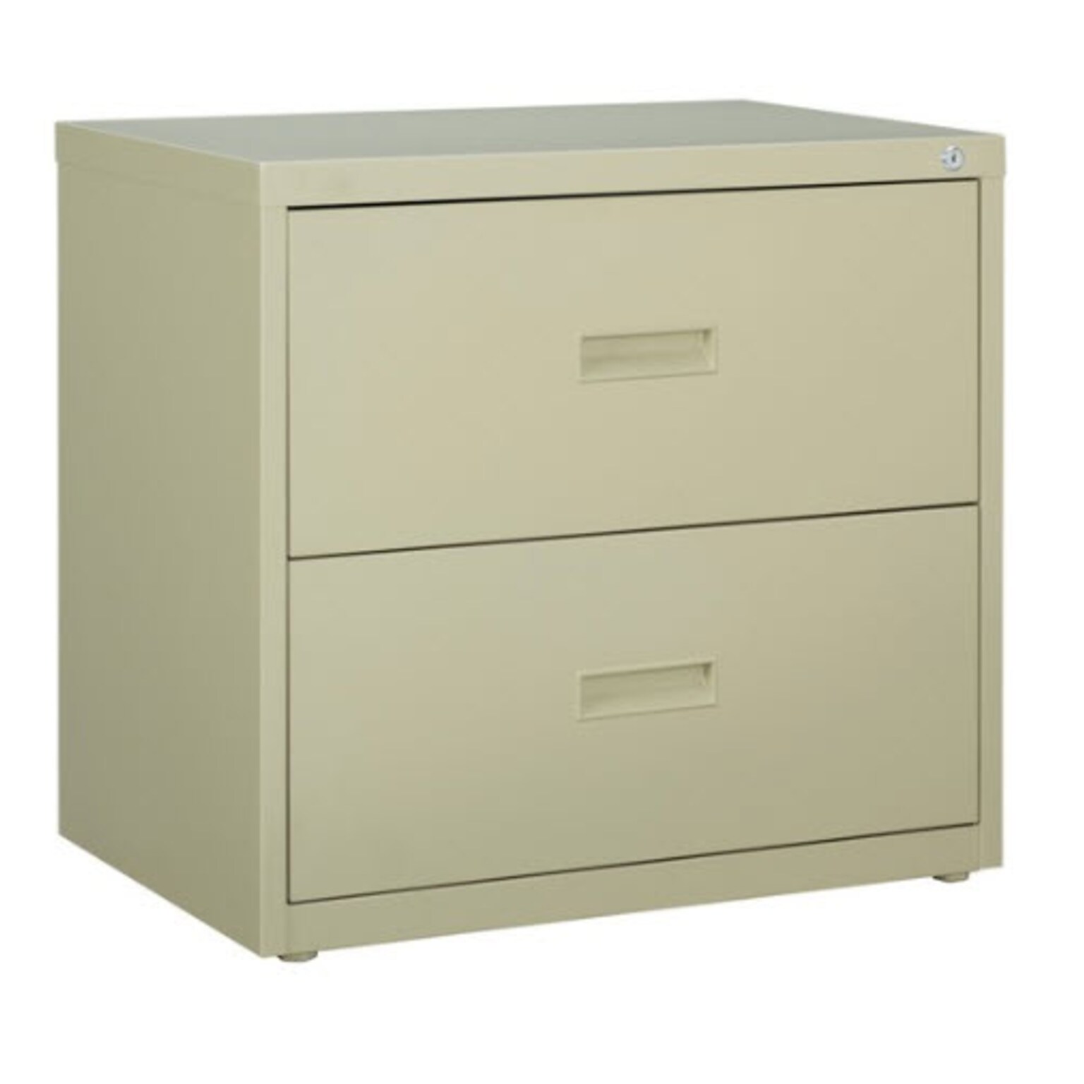 Lorell Value 2-Drawer Lateral File, Legal/Letter, 30W x 18.6D x 28.1H, Putty (LLR60556)