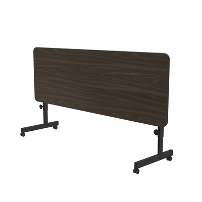 Correll Folding Table, 72"x24" , Walnut (FT2472TF-01)