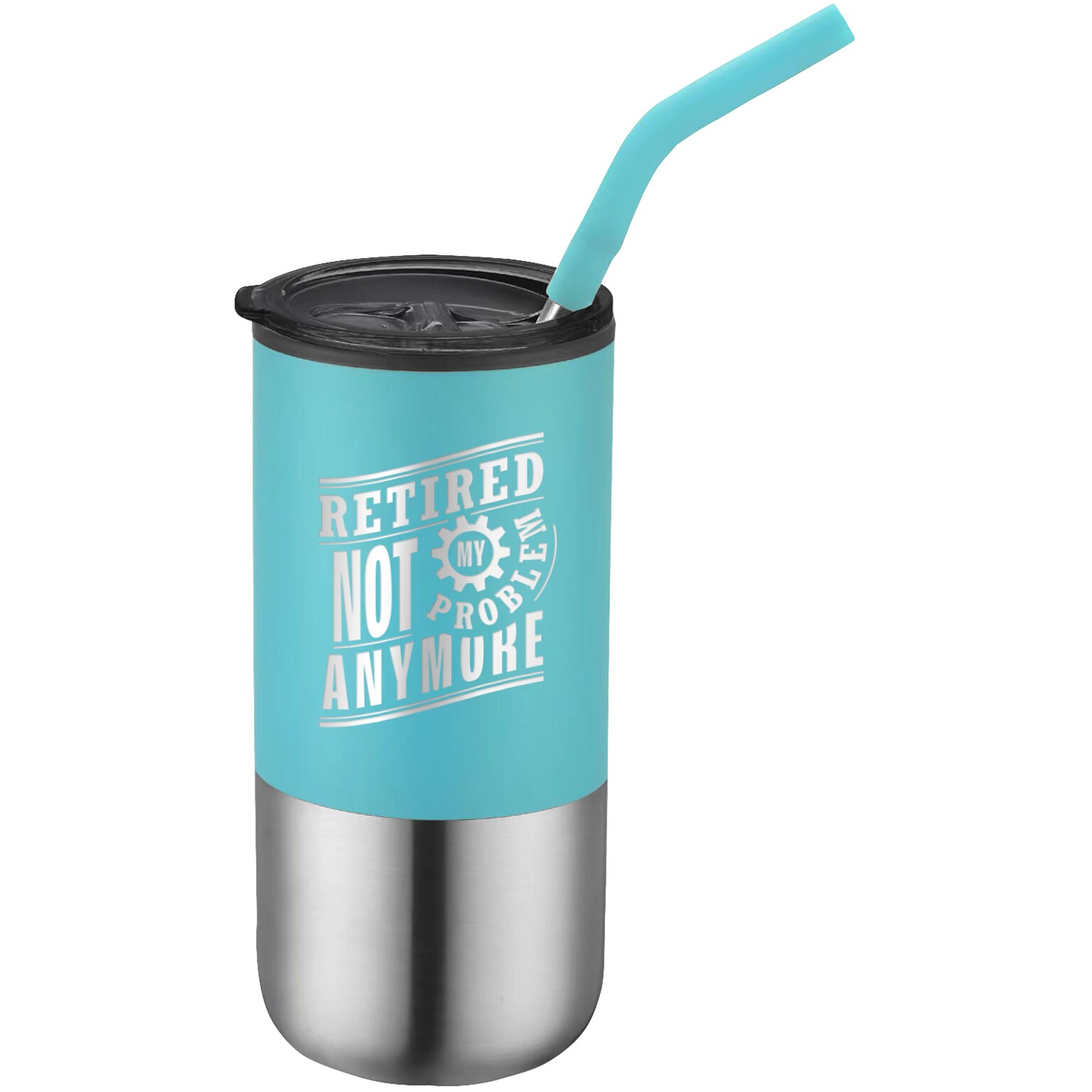 POD ELEMENT TUMBLER WITH STRAW 16OZ